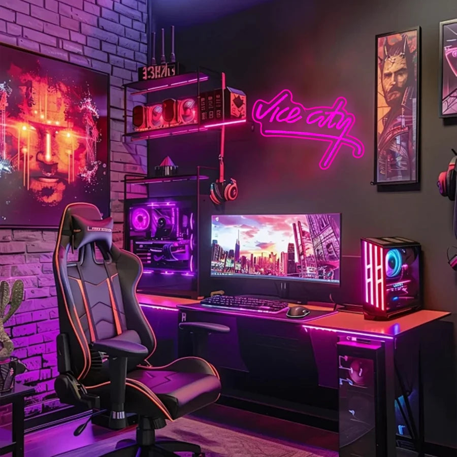 Vice City Neon Sign