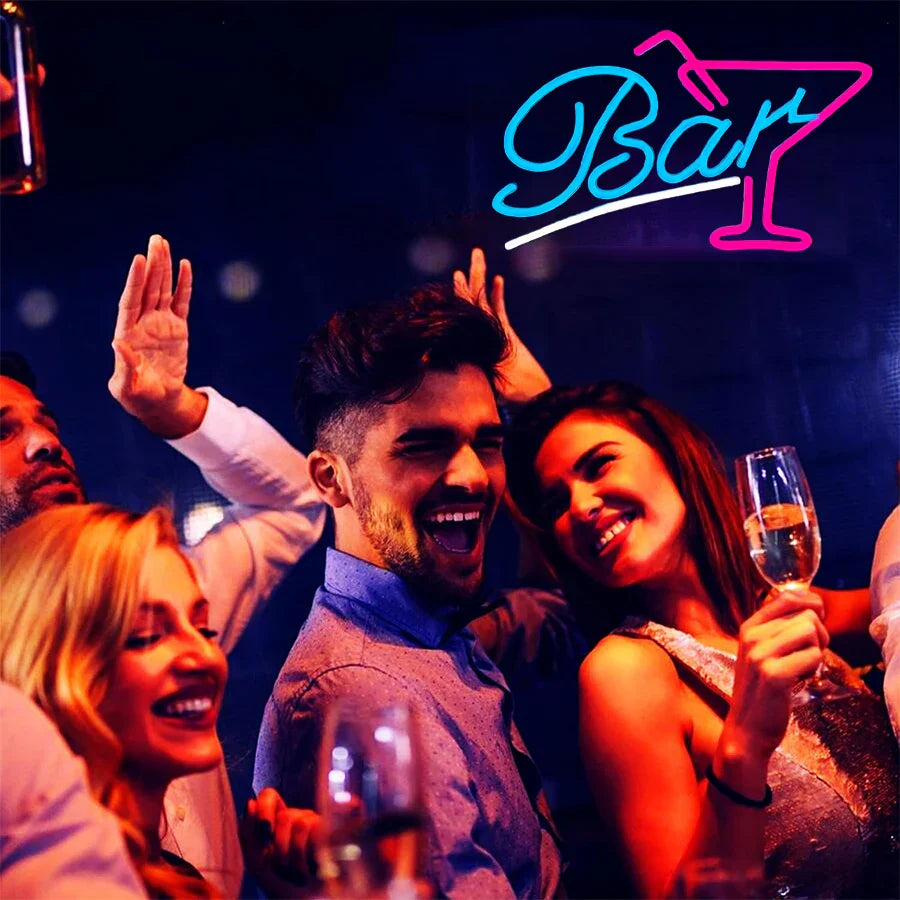 Neon sign for Bar Club