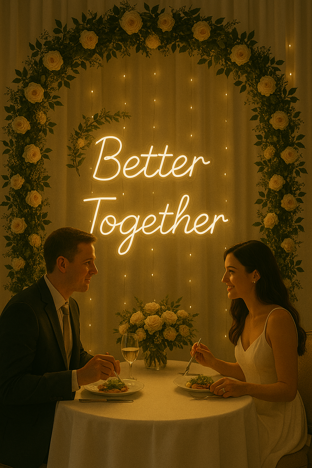 💖 Custom neon add a glowing touch to your big day