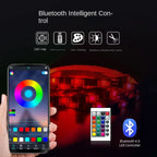 Smart RGB LED Strip 5M – USB 5V Waterproof Light with Remote & Music Mode