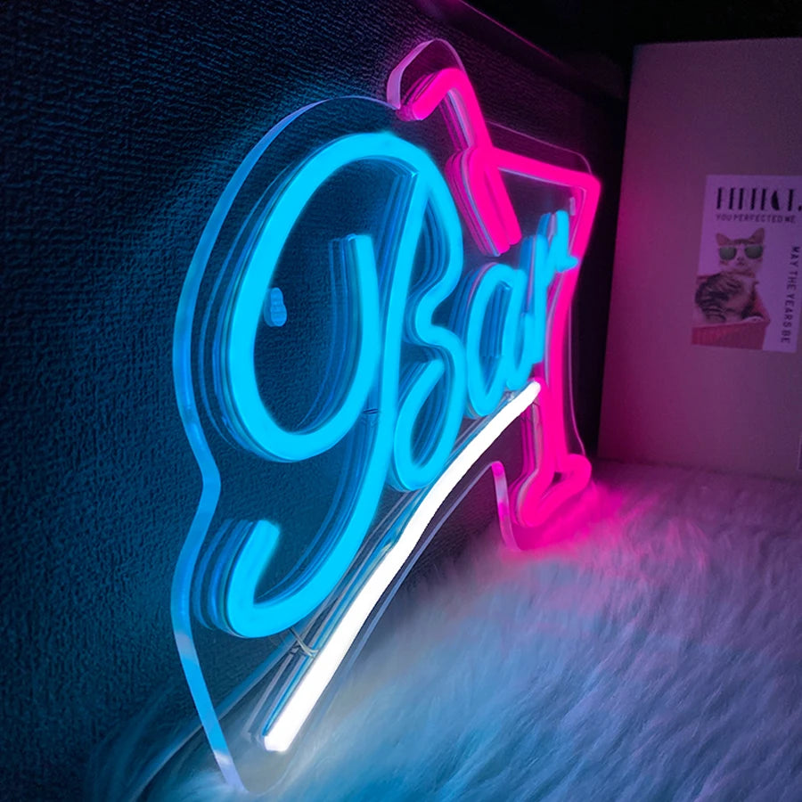 Vice City Pink Neon Sign