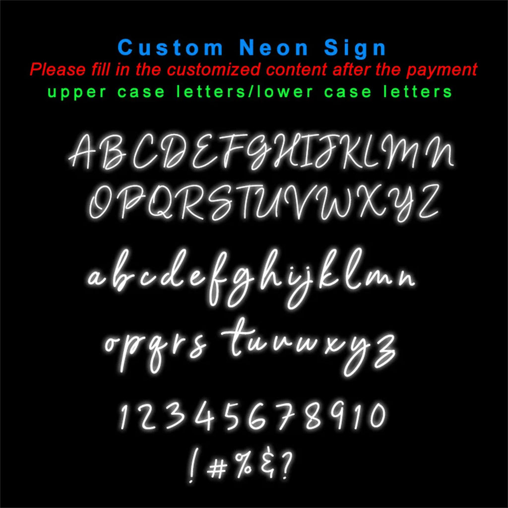 Custom Name Neon Sign Baby Birthday Party Gift Kid Room Home Wall Decor Led Name Sign Dorm Room Decor Personalized Gifts for Her