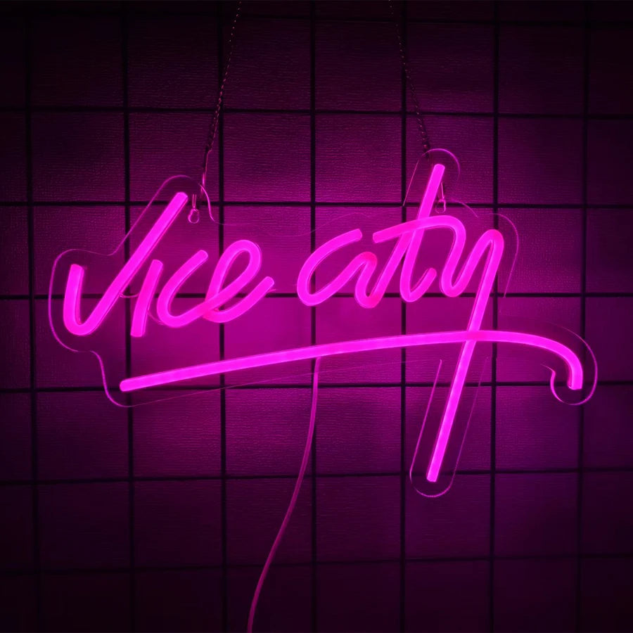 Vice City Neon Sign