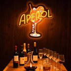 Aperol Spritz Neon Sign LED Cocktail Neon Light