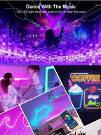 WiFi RGB Neon Strip Light – Voice Control & DIY Mode
