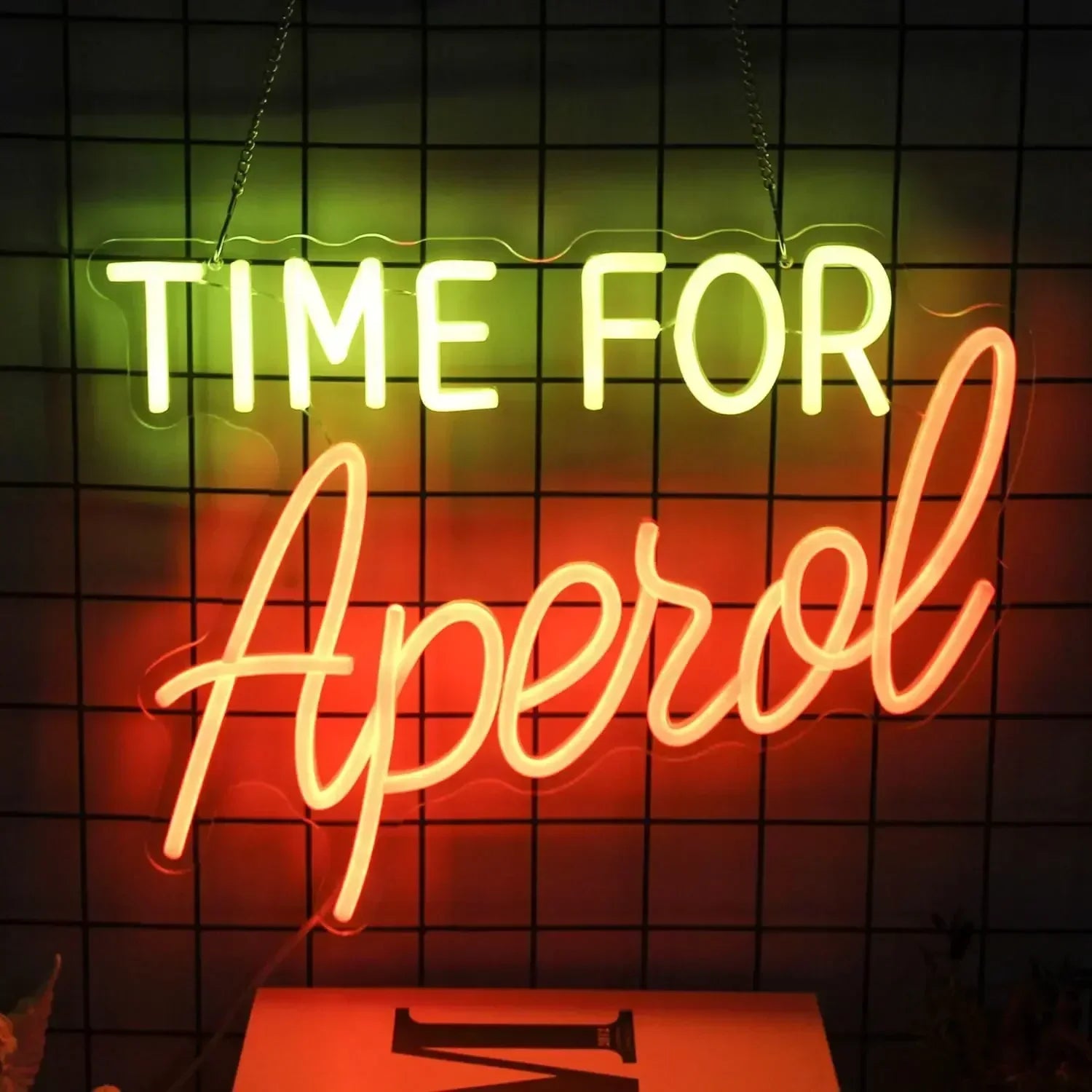 Time for Aperol Neon Signs LED Neon Light Sign