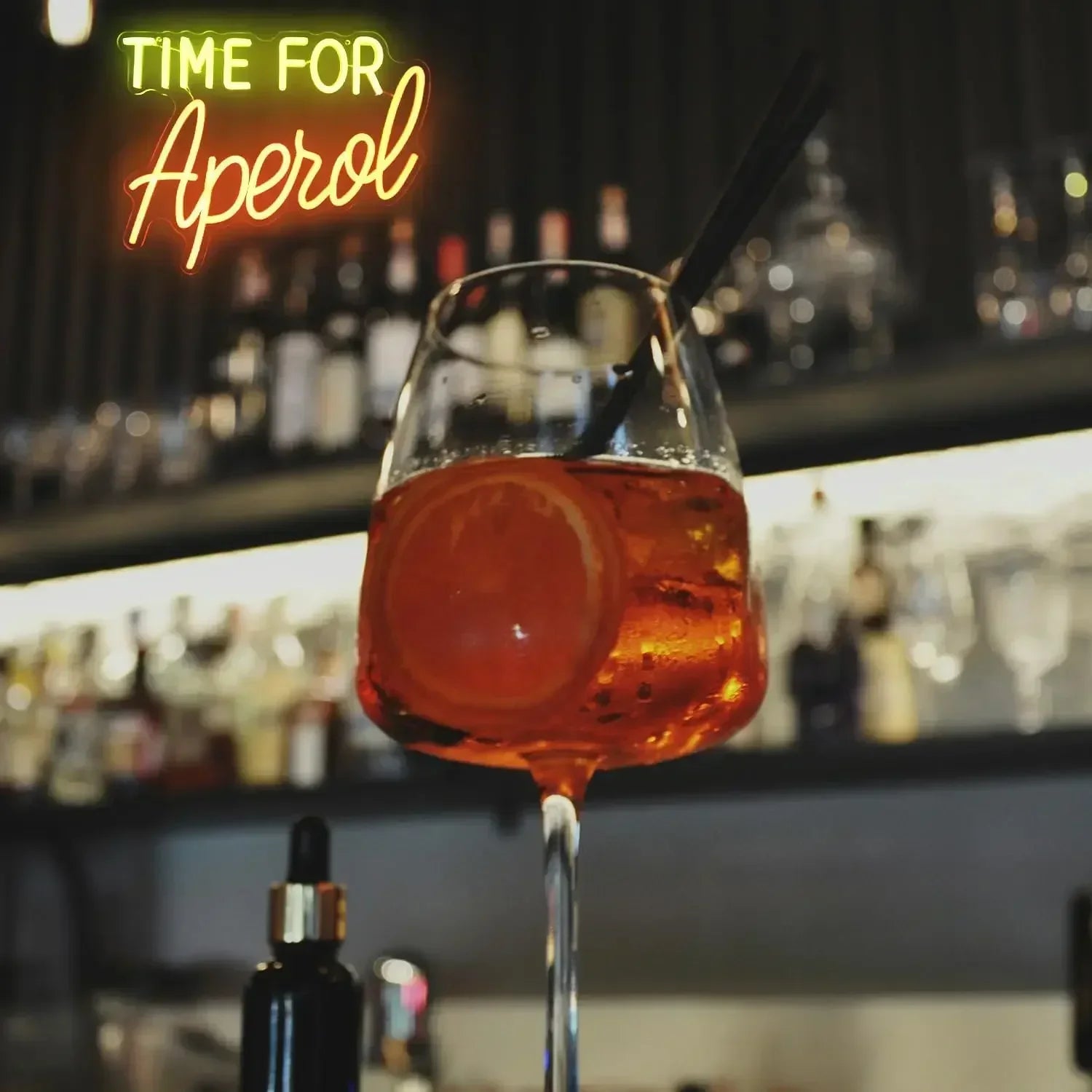 Time for Aperol Neon Signs LED Neon Light Sign