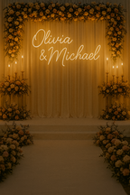 💖 Custom neon add a glowing touch to your big day