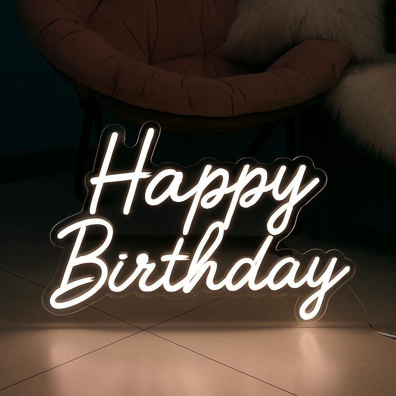 ✨ Neon Signs That Light Up Birthdays and Meaningful Moments